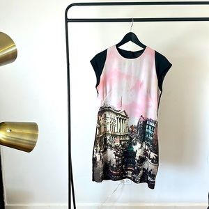 Ted Baker print dress, London city